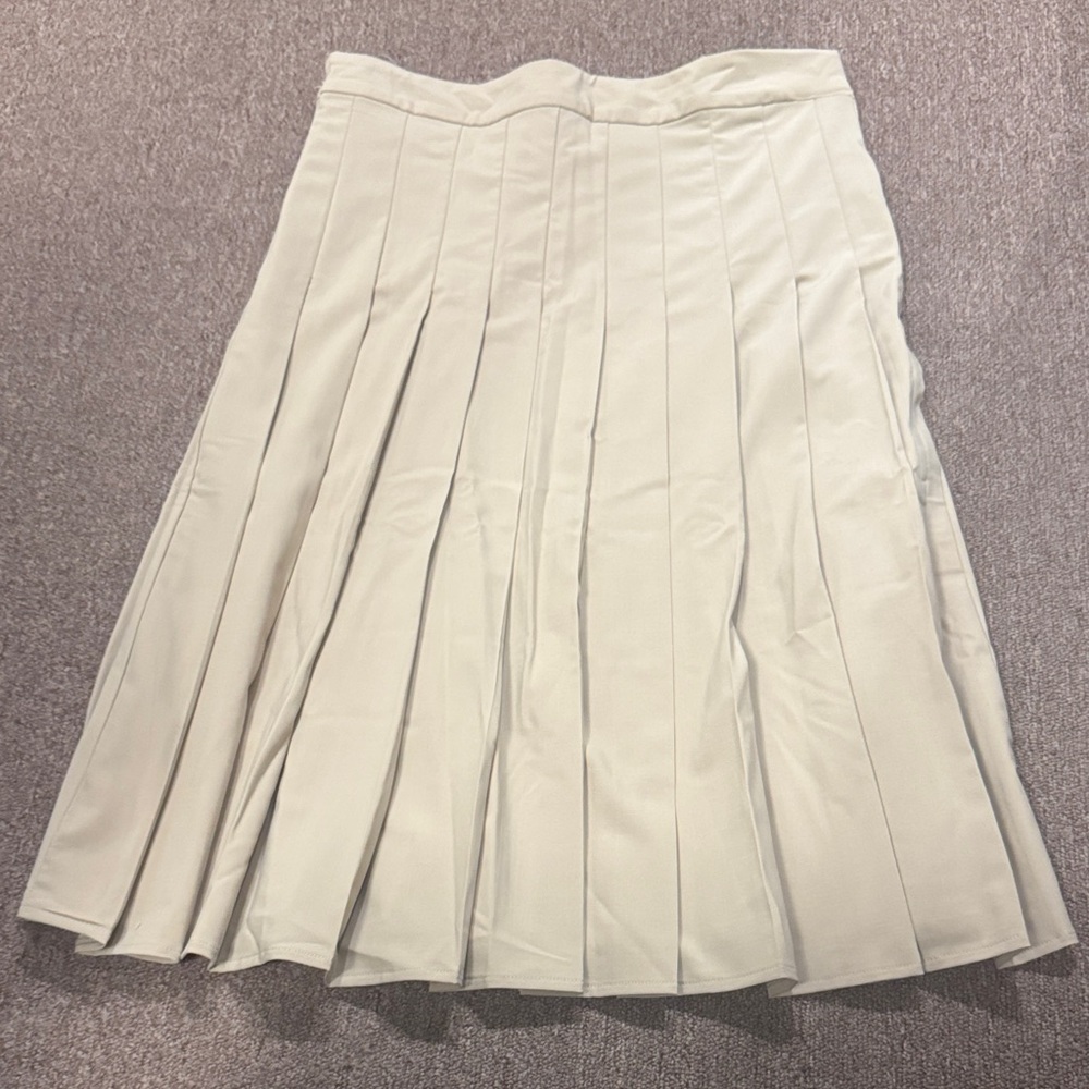 Source Unknown Tan Mini Skirt